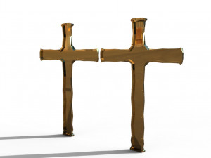 Geometric cross 3D 모델