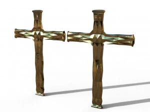 Geometric cross 3D Model