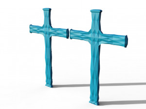 Geometric cross 3D 모델