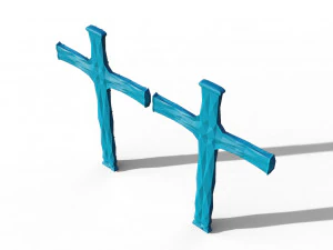 Geometric cross 3D Model