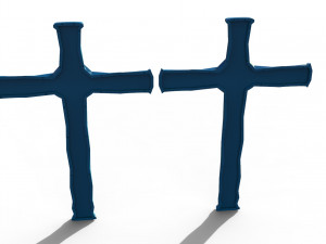 Geometric cross 3D 모델