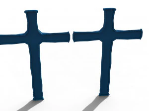 Geometric cross 3D Model