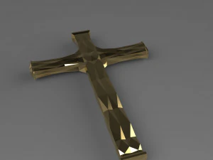 Geometric cross 3D Model