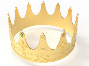 Queen crown Modelo de Impressão 3D