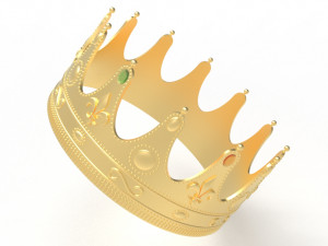 Queen crown Modelo de Impressão 3D