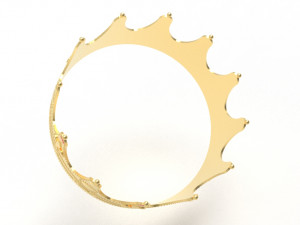 Queen crown Modelo de Impressão 3D