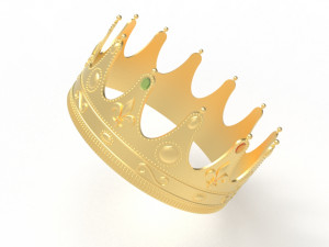 Queen crown Modelo de Impressão 3D