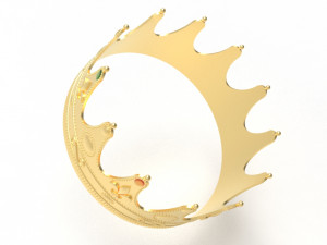 Queen crown Modelo de Impressão 3D