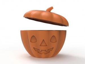 Pumpkin bowl urn 3D Print Model