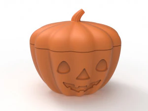 Urna con ciotola di zucca Modello di stampa 3D