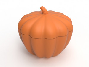 Pumpkin bowl urn 3D 打印模型