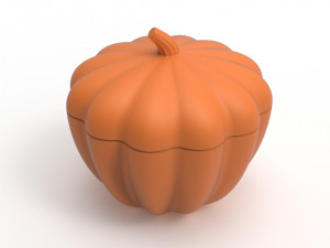 Pumpkin bowl urn 3D 打印模型