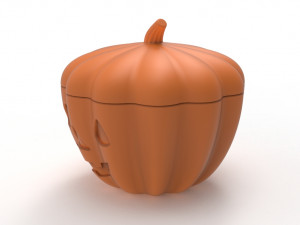 Pumpkin bowl urn 3D 打印模型