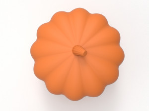Pumpkin bowl urn 3D 打印模型