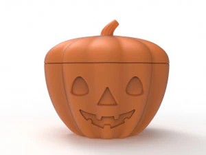 Urna con ciotola di zucca Modello di stampa 3D