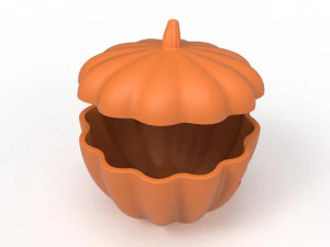 Urna con ciotola di zucca Modello di stampa 3D