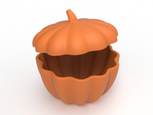 Pumpkin bowl urn 3D 打印模型