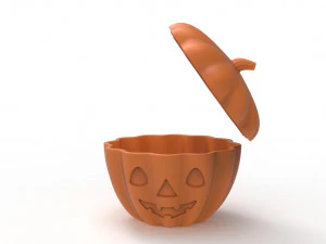 Urna con ciotola di zucca Modello di stampa 3D
