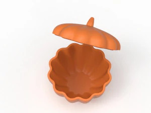 Urna con ciotola di zucca Modello di stampa 3D