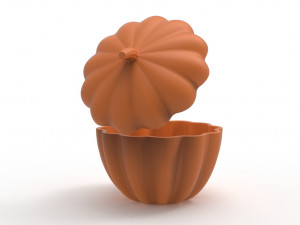 Pumpkin bowl urn 3D 打印模型
