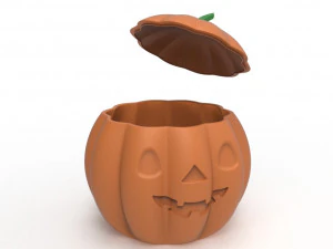 Pumpkin pot 3D Print Model