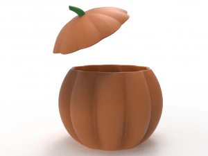 Pumpkin pot 3D Print Model