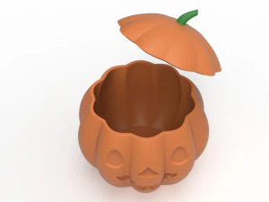 Pumpkin pot 3D Print Model