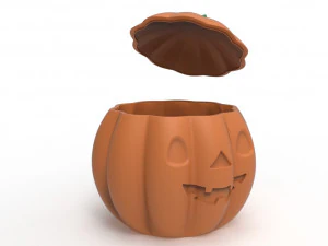Pumpkin pot 3D Print Model