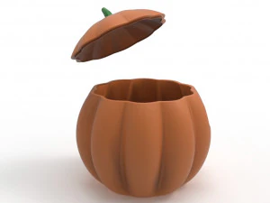 Pumpkin pot 3D Print Model