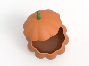 Pumpkin pot 3D Print Model