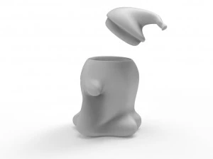 Ghost container 3D Print Model