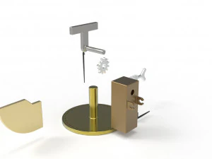 Tracking system 3D Print Model