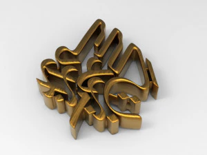 Zan Zendegi Azadi 3D Print Model