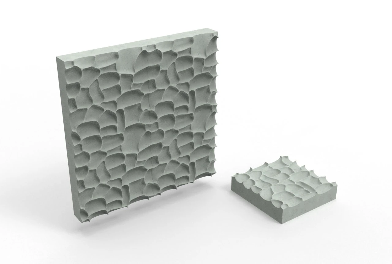 Hammered mosaic 3D Print Model .c4d .max .obj .3ds .fbx .stl .blend 