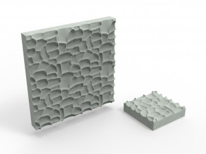 Hammered mosaic 3D-Druckmodell
