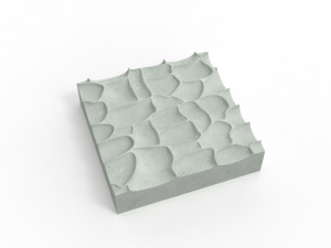 Hammered mosaic 3D प्रिंट मॉडल