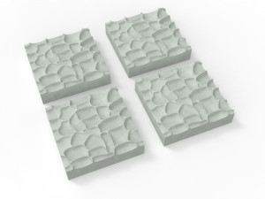 Hammered mosaic 3D प्रिंट मॉडल