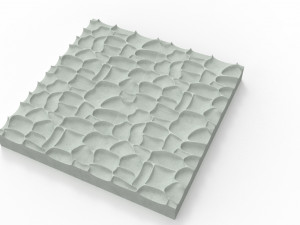 Hammered mosaic 3D प्रिंट मॉडल