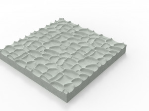 Hammered mosaic 3D प्रिंट मॉडल