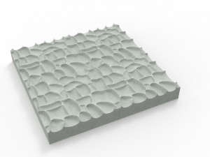 Hammered mosaic 3D प्रिंट मॉडल