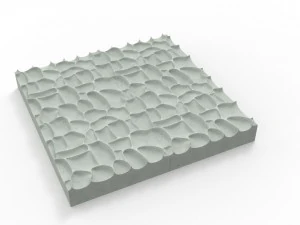 Hammered mosaic 3D Print Model