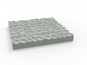 Hammered mosaic 3D प्रिंट मॉडल