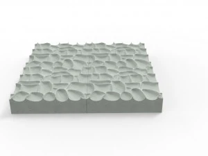 Hammered mosaic 3D Print Model