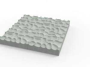 Hammered mosaic 3D प्रिंट मॉडल