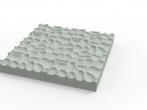 Hammered mosaic 3D Print Model