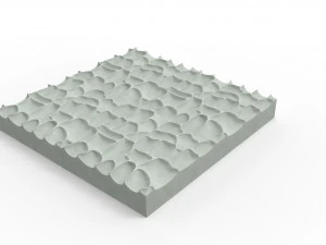 Hammered mosaic 3D Print Model