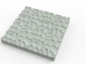 Hammered mosaic 3D प्रिंट मॉडल