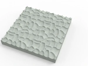 Hammered mosaic 3D Print Model