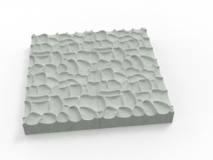 Hammered mosaic 3D प्रिंट मॉडल