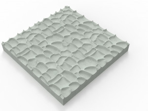 Hammered mosaic 3D प्रिंट मॉडल